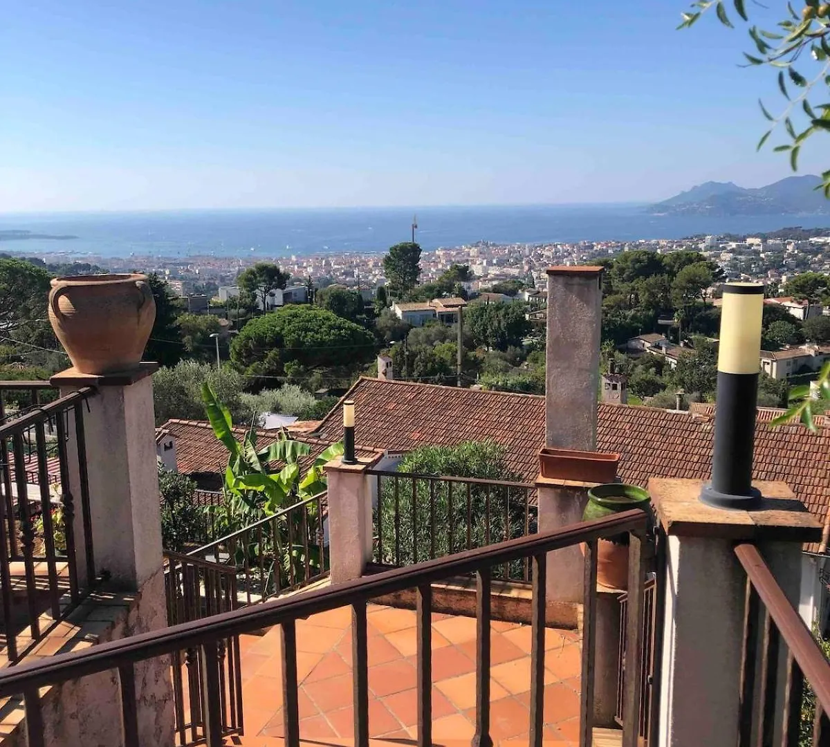 Vue Mer Appartement Duplex En Bas De Maison Mougins Apartament